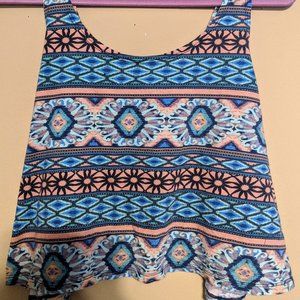 Casual pattern top